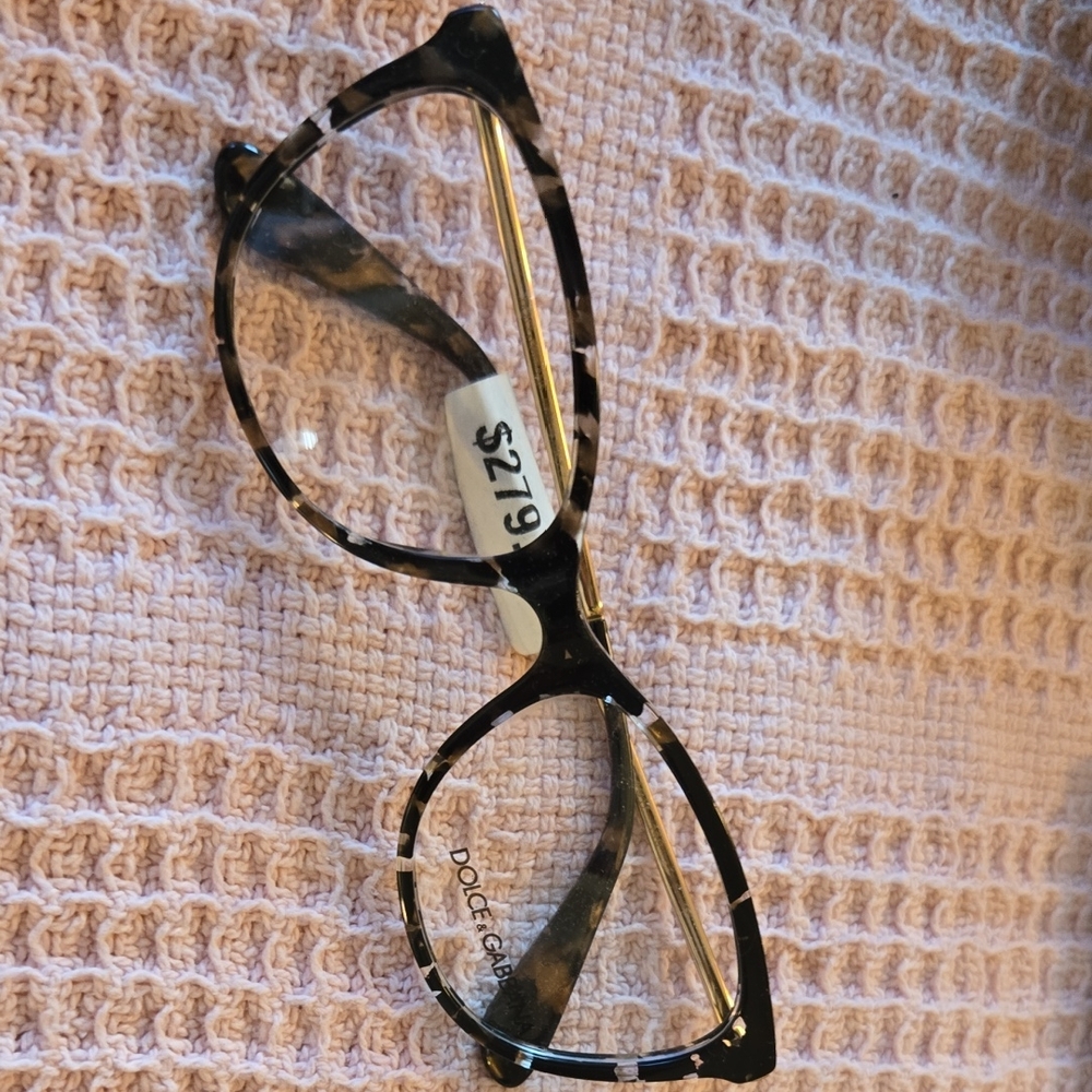 Dolce & Gabbana Black Tortoiseshell Glasses